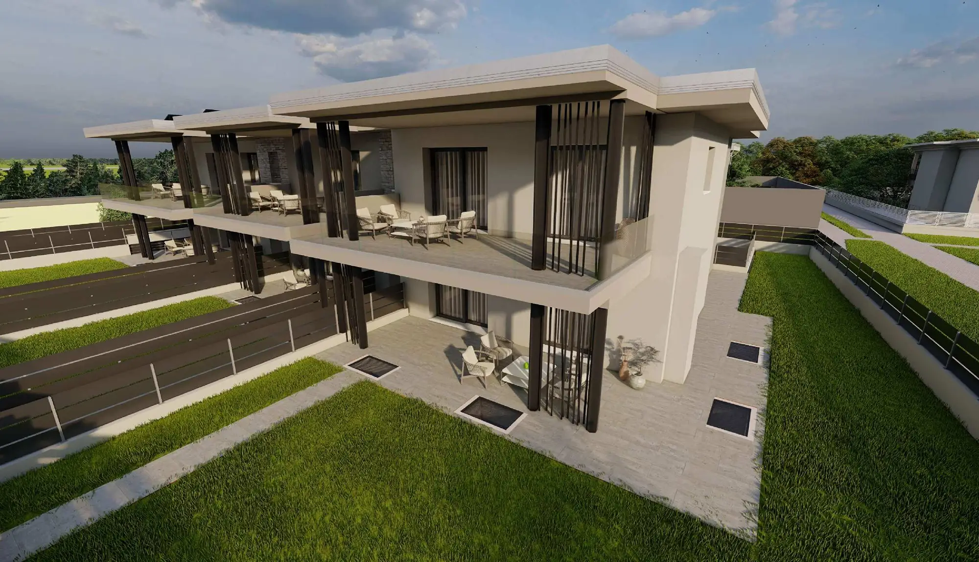 Quadrilocale di testa piano primo castegnato