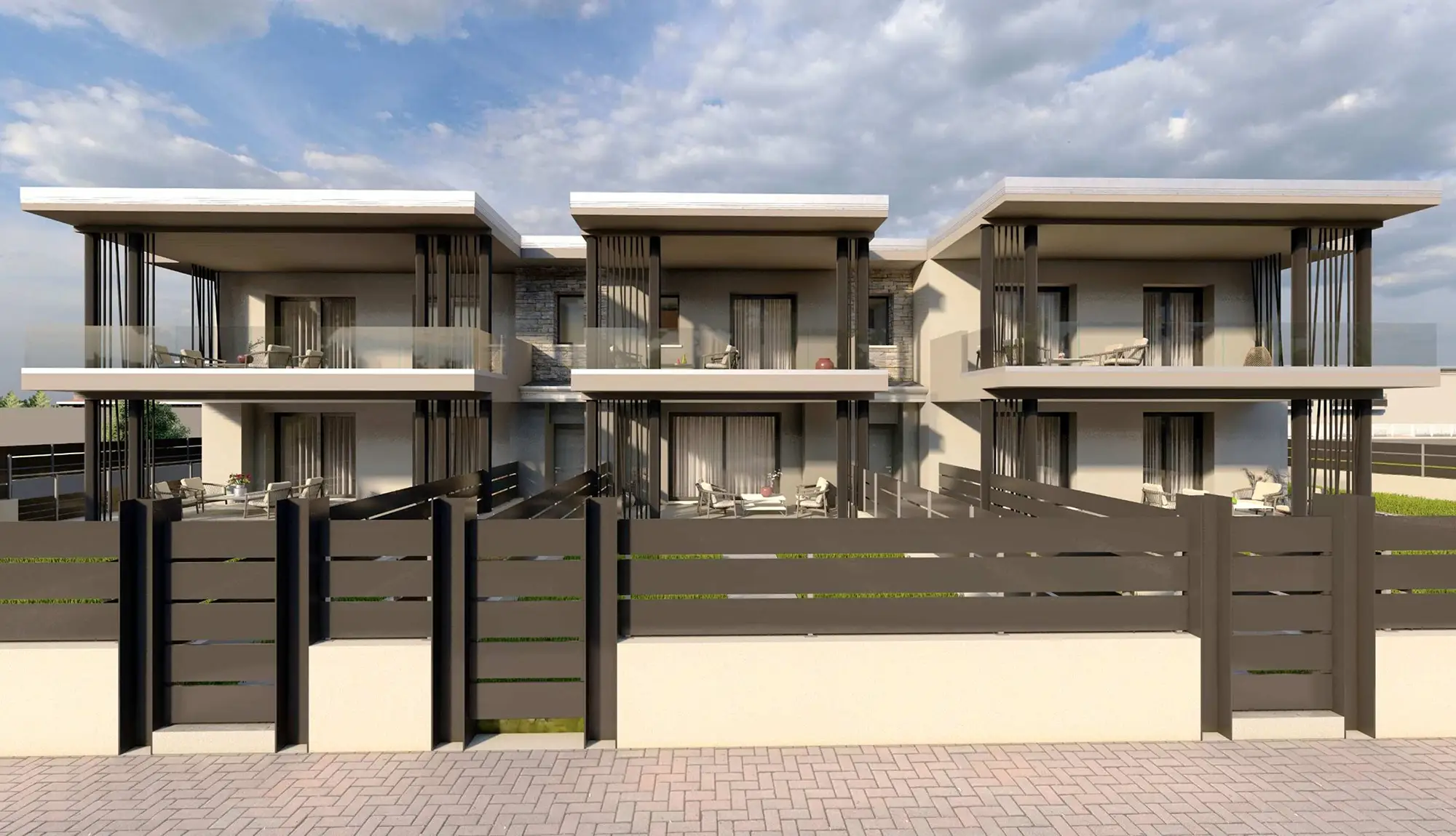 Trilocale di testa piano primo Castegnato